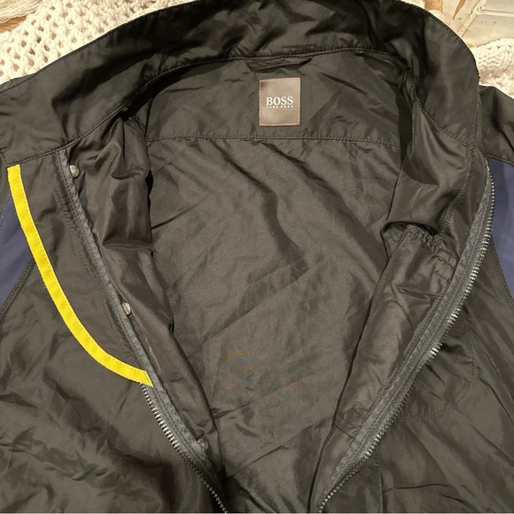 HUGO BOSS MENS OSTOR JACKET BLACK I NOT SURE THE SIZE BUT LOOK XL - Picture 4 of 13